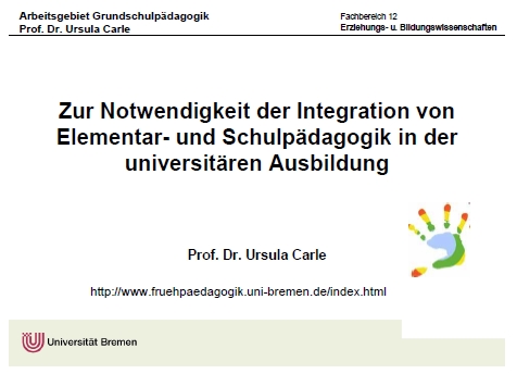 Vortragsfolien Carle Integration